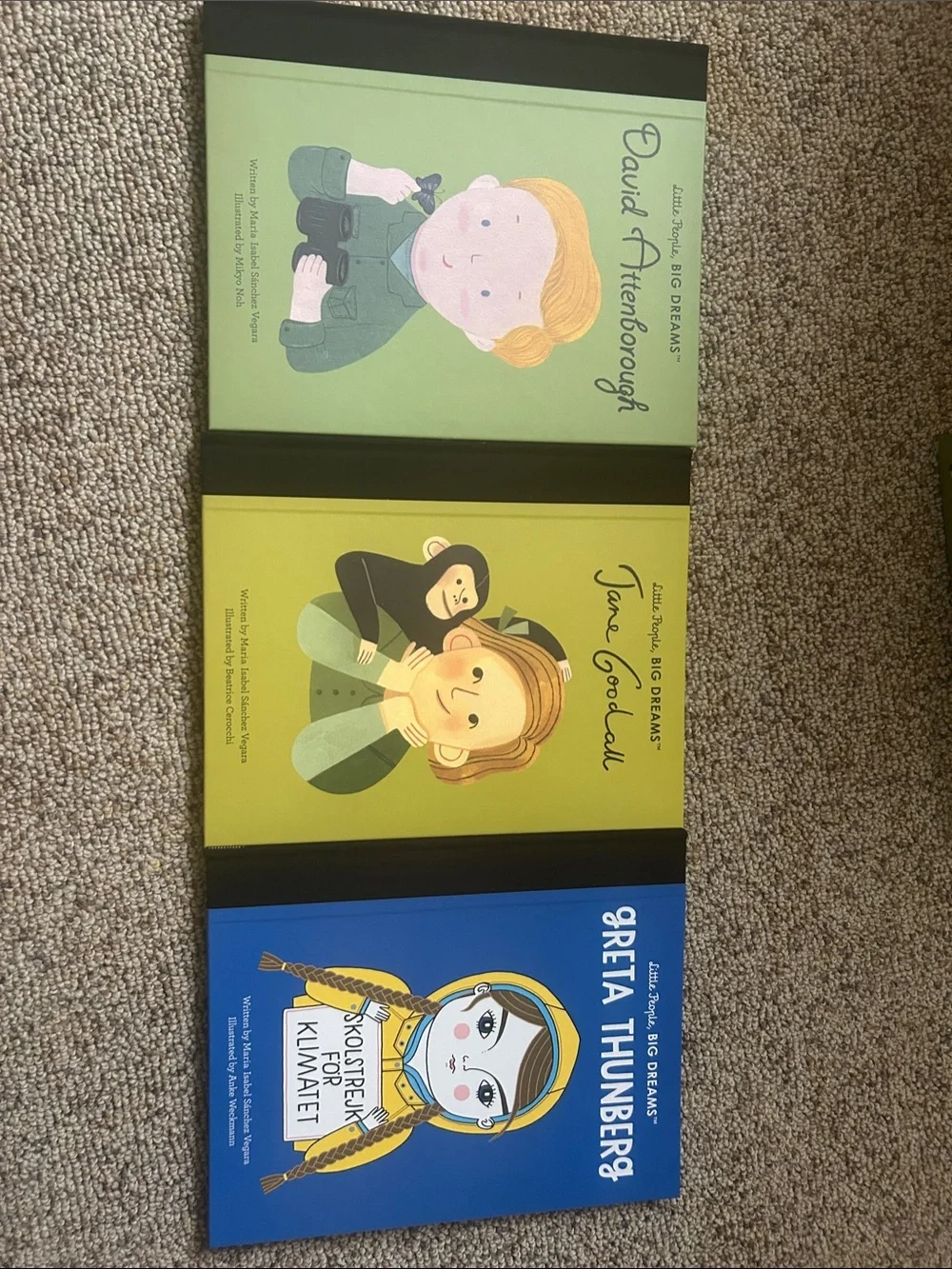 Little People, Big Dreams set of three books Earth Heroes Gift Set
